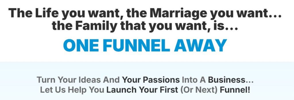 A ClickFunnels promotion banner for  a ClickFunnel review.